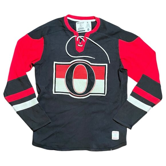 Vintage Style NHL CCM Ottawa Senators Hockey Jersey Sweater Crewneck Men's Rare - Picture 1 of 15